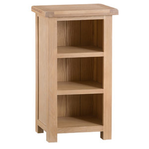 Windsor Limed Small Narrow Bookcase
