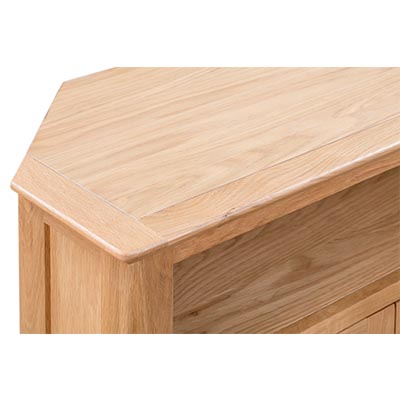 Eva Natural Corner TV Unit - Wood - Oak - Pine - Mango Wood - Painted - Natural Wood - Solid Wood - Lounge - Bedroom - Dining - Occasional - Furniture - Home - Living - Comfort - Interior Design - Modern