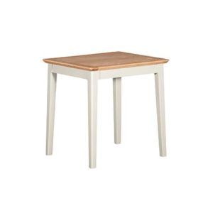 Eva Cream Fixed Top Dining Table- Wood - Oak - Pine - Mango Wood - Painted - Natural Wood - Solid Wood - Lounge - Bedroom - Dining - Occasional - Furniture - Home - Living - Comfort - Interior Design - Modern