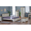Kaveri 5'0 King Size Bed - Wood - Oak - Pine - Mango Wood - Painted - Natural Wood - Solid Wood - Lounge - Bedroom - Dining - Occasional - Furniture - Home - Living - Comfort - Interior Design - Modern