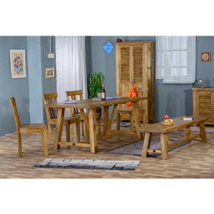 Modassa Trestle Bench Large - Wood - Oak - Pine - Mango Wood - Painted - Natural Wood - Solid Wood - Lounge - Bedroom - Dining - Occasional - Furniture - Home - Living - Comfort - Interior Design - Modern