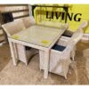 Savoy Dining chair - Beige - Grey - White - Faux Rattan - Garden - Garden Furniture - Patio - Patio Furniture - Outdoor - Outdoor Furniture - Outdoor Living - Garden Living - Patio Living - Outdoor Dining - Garden Dining - Patio Dining - Furniture - Steptoes - Paphos - Cyprus