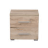 UNI NO2F SH 1- Bedside Cabinet – Night Stand – Drawers – Unit – Modern – Bedroom – Furniture – Chest – Steptoes – Paphos