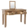 Perth Oak Dressing Table - Dressing Table - Dresser - Mirror - Stool - Solid Wood Furniture - Smoked Oak - Oak - Storage - Bedroom Furniture - Bedroom - Furniture - Paphos - Cyprus - Steptoes