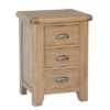 Perth Oak Large Bedside Cabinet - Smoked Oak - Bedside Cabinet - Oak - Nightstand - Solid Wood Furniture - Bedroom - Interior - Storage - Furniture - Steptoes - Paphos - Cyprus