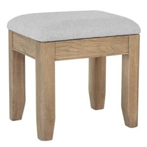 Perth Oak Stool - Oak Stool - Storage - Dressing Table Stool - Perth - Oak - Solid Wood Furniture - Smoked Oak - Bedroom - Furniture - Bedroom Furniture - Steptoes - Paphos - Cyprus
