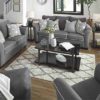 Domani - 3 Seater - 2 Seater - Armchair - Ottoman - Grey - Charcoal - Sofa - Suite - Couch - Living - Lounge - Fabric - Microfiber - Paphos - Furniture - Cyprus