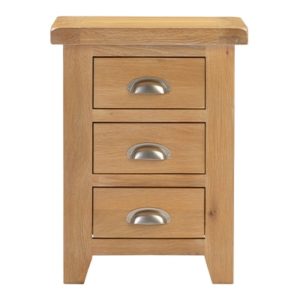 Hartford Natural Bedside Cabinet - Limed Wash - Oak - Nightstand - Wooden - Grey Limed Oak - Bedroom - Storage - Furniture - Paphos - Cyprus