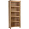 Hartford Natural Tall Bookcase - Limed Wash - Grey Limed Oak - Oak - Pine - Wooden - Bookcase - Tall Bookcase - Storage - Unit - Dining - Living - Occasional - Furniture - Steptoes - Paphos - Cyprus