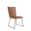 Panel Back Dining Chair - Metal - Microfiber - Fabric - Dining - Chair - Modern - Interior - Seat - Furniture - Steptoes - Furniture - Paphos - Cyprus