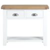 Hartford White Console Table - Wooden - Oak - Pine - White Painted - Drawers - Hall Unit - Storage - Hall - Unit - Interior - Lounge - Living - Dining - Occasional - Furniture - Paphos - Steptoes