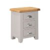 Hartford Grey Bedside Cabinet - Limed Oak - Grey - Grey Painted - Oak - Pine - Wooden - Solid Wood Furniture - Furniture - Bedroom - Living - Lounge - Dining - Paphos - Cyprus - Steptoes