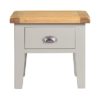 Hartford Grey Lamp Table - Limed Oak - Grey - Grey Painted - Oak - Pine - Wooden - Solid Wood Furniture - Furniture - Bedroom - Living - Lounge - Dining - Paphos - Cyprus - Steptoes