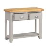 Hartford Grey Console Table - Limed Oak - Grey - Grey Painted - Oak - Pine - Wooden - Solid Wood Furniture - Furniture - Bedroom - Living - Lounge - Dining - Paphos - Cyprus - Steptoes