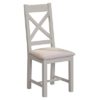 Hartford Grey Dining Chair - Limed Oak - Grey - Grey Painted - Oak - Pine - Wooden - Solid Wood Furniture - Furniture - Bedroom - Living - Lounge - Dining - Paphos - Cyprus - Steptoes
