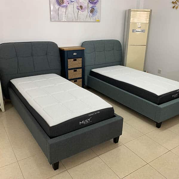 Atlas - Bed - Fabric Bed - King - Super King - Single - Fabric Bed - Bedroom furniture - Modern - Stylish - Pine - Quality - Beds - Steptoes - Paphos - Cyprus