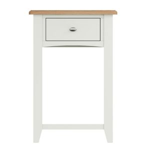 Welby White Telephone Table - White - White Painted - Pine - Oak - Wooden - House - Home - Interior - Furniture - Bedroom - Living Room - Dining Room - Paphos - Cyprus - Steptoes-