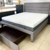 Poseidon 4'6 Double Bed - Fabric Bed - Fabric Headboard - Bedroom - Bedroom Furniture - Bed - Modern - Contempory - Sleek - Design - Interior - Comfort - Furniture - Steptoes - Paphos - Cyprus