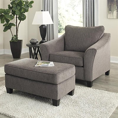 Nemoli Armchair - Nemoli - Fabric - Grey - Fabric - Ashley - Sofa - Static Sofa - New Arrival - Comfort - Living - Lounge - Furniture - Steptoes - Paphos - Cyprus
