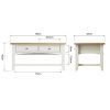 Welby White Large Coffee Table - White - White Painted - Pine - Oak - Wooden - House - Home - Interior - Furniture - Bedroom - Living Room - Dining Room - Paphos - Cyprus - Steptoes-