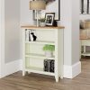 Welby White Small Wide Bookcase Bookcase - White - White Painted - Pine - Oak - Wooden - House - Home - Interior - Furniture - Bedroom - Living Room - Dining Room - Paphos - Cyprus - Steptoes-