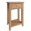 Welby Natural Telephone Table - Oak - Pine - Wooden - Natural oak - Natural Wood - Farmhouse - Interior - Living - Dining - Lounge - Kitchen - Bedroom - Interior - Furniture - Wooden - Steptoes - Paphos - Cyprus
