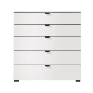 Duero 5 Drawer Wide Chest - Cabinet - Bedroom Unit - Bedroom Chest - Grey Limed Oak - Artisan Oak - White - Anthracite - Modern - Flatpack - Steptoes - Paphos - Cyprus