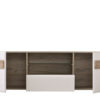 Bert Large TV Unit - White - Gloss White - Grey Limed Oak - Modern - Living - Dining - Bedroom - Furniture - Flatpack - Paphos - Cyprus - Steptoes