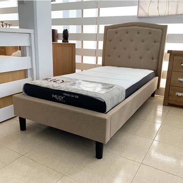 Athena Bed - Single - King - Superking - Fabric Bed - Bedroom - Furniture - Quality - Modern - Stylish - Steptoes - Paphos - Cyprus