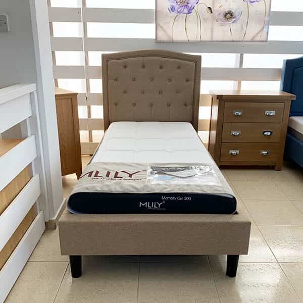 Athena Bed - Single - King - Superking - Fabric Bed - Bedroom - Furniture - Quality - Modern - Stylish - Steptoes - Paphos - Cyprus