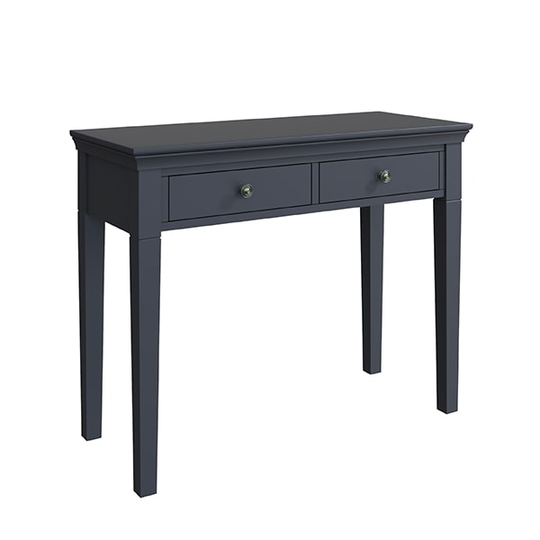 Cheshire Midnight Grey Dressing Table - Cheshire - Midnight Grey - Dark Grey - Painted - Modern - Stylish - Bedroom Furniture - Storage - Dresser - Furniture - Steptoes - Paphos - Cyprus