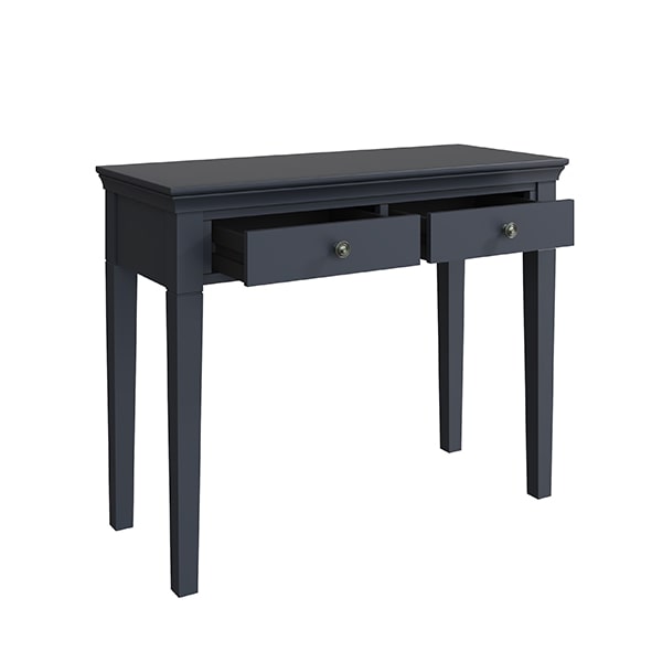 Cheshire Midnight Grey Dressing Table - Cheshire - Midnight Grey - Dark Grey - Painted - Modern - Stylish - Bedroom Furniture - Storage - Dresser - Furniture - Steptoes - Paphos - Cyprus
