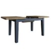 Perth Blue Small Dining Table - Smoked Oak - Oak - Blue - Blue Painted - Perth - Perth Blue - Dining - Table - Furniture - Paphos - Steptoes