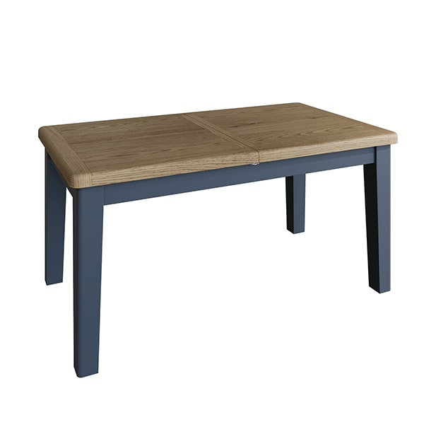 Perth Blue Large Dining Table - Smoked Oak - Oak - Blue - Blue Painted - Perth - Perth Blue - Dining - Table - Furniture - Paphos - Steptoes