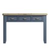 Perth Blue Dressing Table - Dressing Table - Mirror - Oak - Smoked Oak - Painted Blue - Blue - Storage - Unit - Bedroom Furniture - Steptoes - Paphos - Cyprus