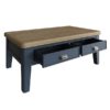 Perth Blue Large Coffee Table - Perth Blue - Blue - Blue Painted - Smoked Oak - Oak - Living - Lounge - Furniture - Paphos - Cyprus - Steptoes