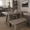 FairFax Large Dining Table - Dining Table - Grey Oak - Oak - Veneer - Wood - Pine - Dining - Seating - Kitchen - Table - Furniture - Modern - Steptoes - Paphos - Cyprus