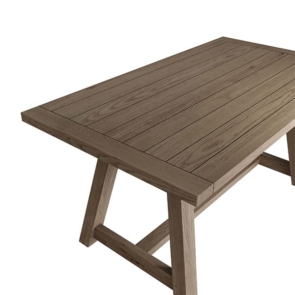 FairFax Large Dining Table - Dining Table - Grey Oak - Oak - Veneer - Wood - Pine - Dining - Seating - Kitchen - Table - Furniture - Modern - Steptoes - Paphos - Cyprus