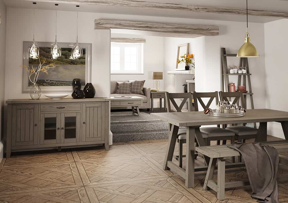 Fairfax grey oak range - oak - pine - wooden - veneer - units - living - lounge - dining - occasional - modern - classic - interior design - furniture - storage - cabinets - tables - Paphos - Cyprus - Steptoes