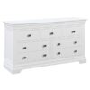 Chantilly White 3 Over 4 Chest - Storage - Unit - Bedroom - Bedroom Furniture - Furniture - Dark Grey - Grey - Painted Furniture - Chest - Bed - Steptoes - Paphos - Cyprus