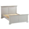 Chantilly Light Grey King Size Bed - Storage - Unit - Bedroom - Bedroom Furniture - Furniture - Dark Grey - Grey - Painted Furniture - Chest - Bed - Steptoes - Paphos - Cyprus