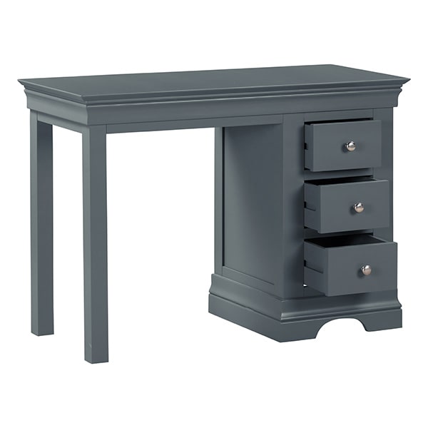 Chantilly Dark Grey Dressing Table - Storage - Unit - Bedroom - Bedroom Furniture - Furniture - Dark Grey - Grey - Painted Furniture - Chest - Bed - Steptoes - Paphos - Cyprus