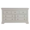Chantilly Light Grey 3 Over 4 Chest - Storage - Unit - Bedroom - Bedroom Furniture - Furniture - Dark Grey - Grey - Painted Furniture - Chest - Bed - Steptoes - Paphos - Cyprus