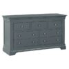 Chantilly Dark Grey 3 Over 4 Chest - Storage - Unit - Bedroom - Bedroom Furniture - Furniture - Dark Grey - Grey - Painted Furniture - Chest - Bed - Steptoes - Paphos - Cyprus