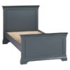 Chantilly Dark Grey Single Size Bed - Storage - Unit - Bedroom - Bedroom Furniture - Furniture - Dark Grey - Grey - Painted Furniture - Chest - Bed - Steptoes - Paphos - Cyprus
