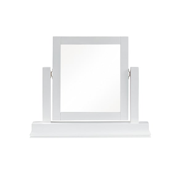 Chantilly White Trinket Mirror - Storage - Unit - Bedroom - Bedroom Furniture - Furniture - Dark Grey - Grey - Painted Furniture - Chest - Bed - Steptoes - Paphos - Cyprus