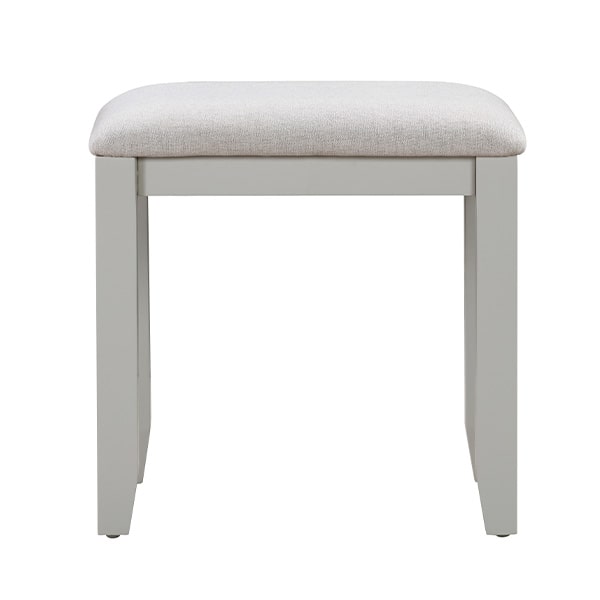 Chantilly Light Grey Stool - Storage - Unit - Bedroom - Bedroom Furniture - Furniture - Dark Grey - Grey - Painted Furniture - Chest - Bed - Steptoes - Paphos - Cyprus