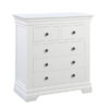 Chantilly White 2 Over 3 Chest - Storage - Unit - Bedroom - Bedroom Furniture - Furniture - Dark Grey - Grey - Painted Furniture - Chest - Bed - Steptoes - Paphos - Cyprus