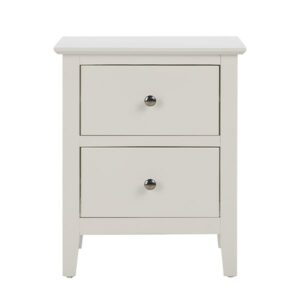 Normandy White Small Bedside Cabinet