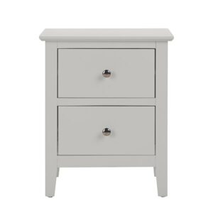 Normandy Light Grey Small Bedside Cabinet